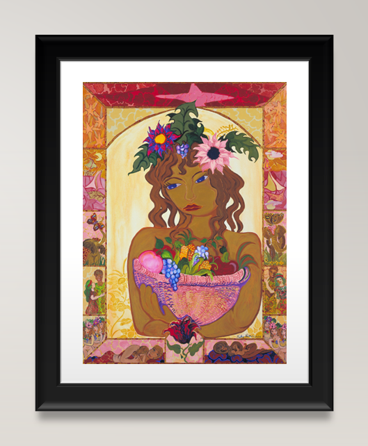 Ascending Harvest. Bamboo Print.