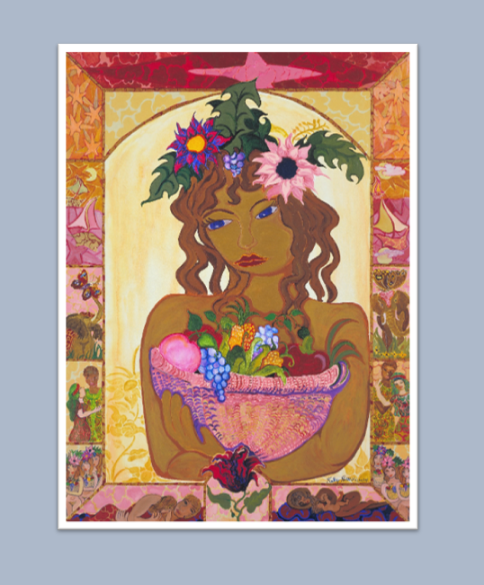Ascending Harvest. Bamboo Print.