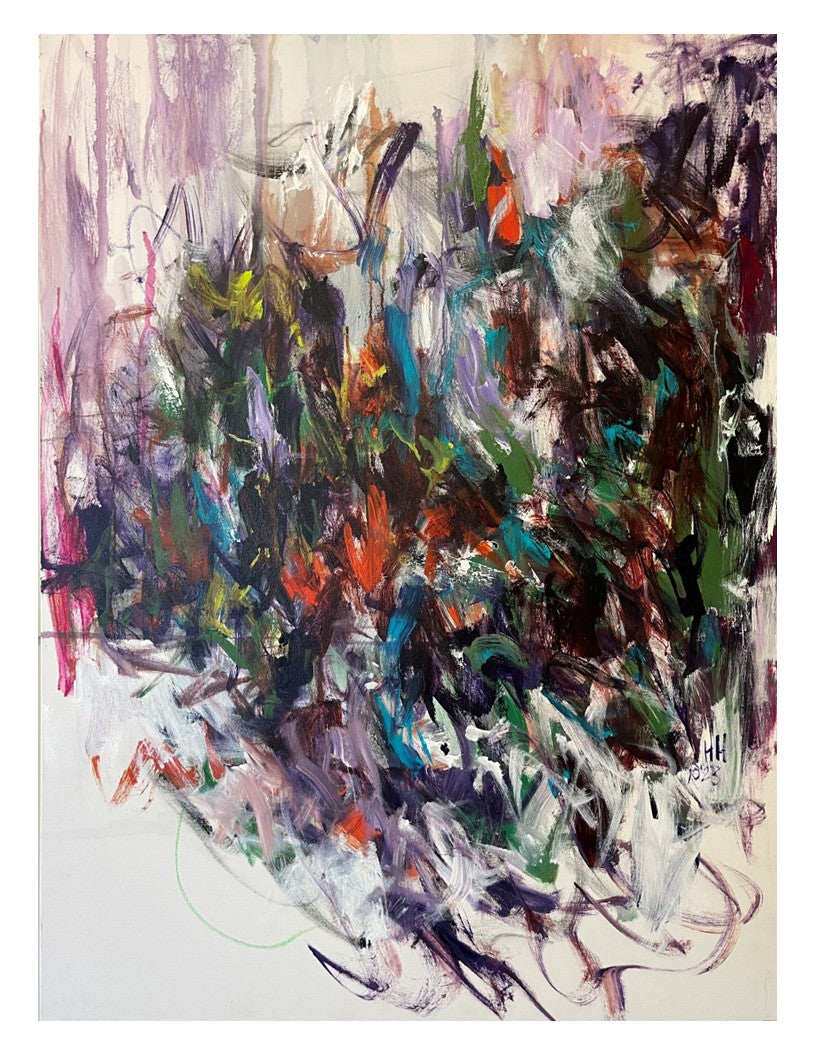 "Autumn" Abstract painting by Pamela Holl Hunt