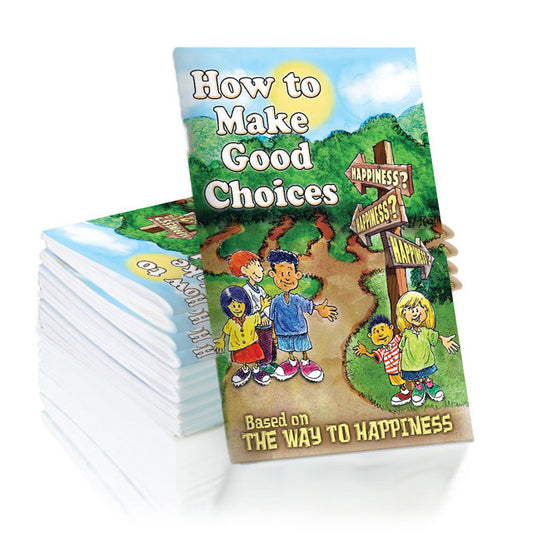 One Dozen How to Make Good Choices Booklet for kids.