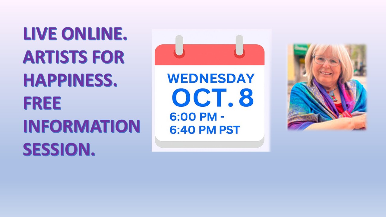 🎨 Free Live Online Information Session. Artists for Happiness Overview
