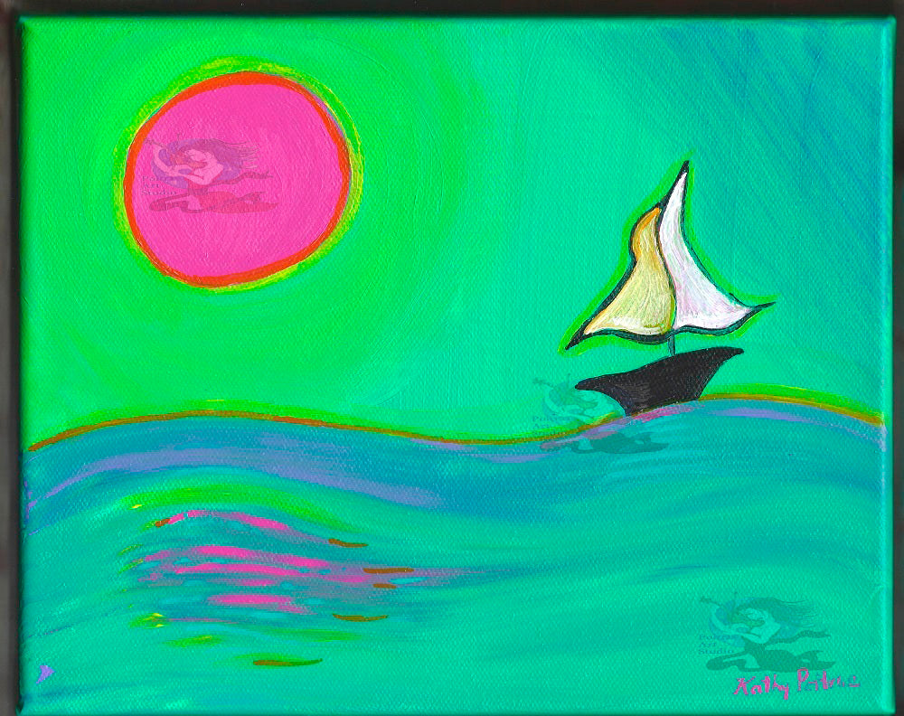 Precarious Journey. Photographic Art Card, Birthday Card, Wall Art
