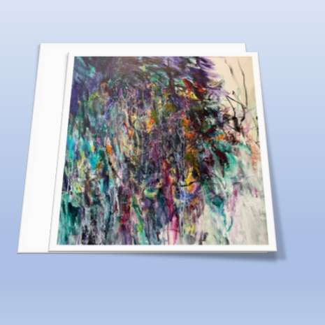"Magic Tree" Abstract painting by Pamela Holl Hunt