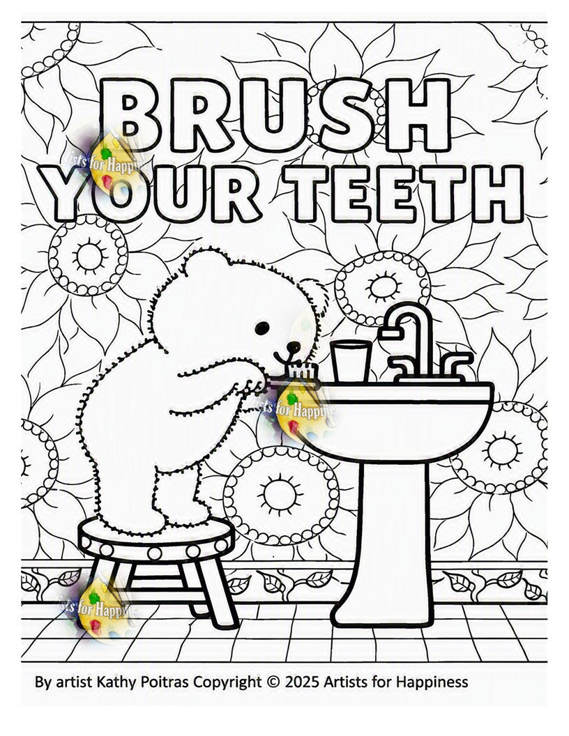 Tooth Brushing Bear
