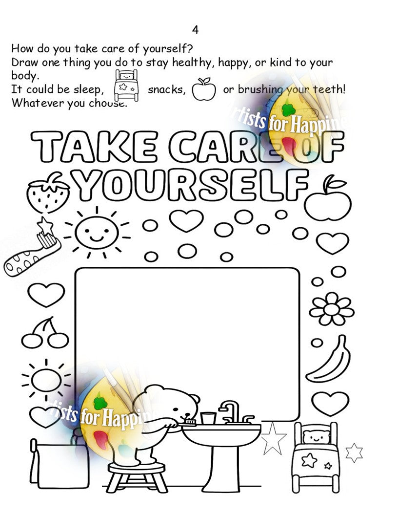 π¨ Discover Good Choices Through Art workshop #1. Official activities book