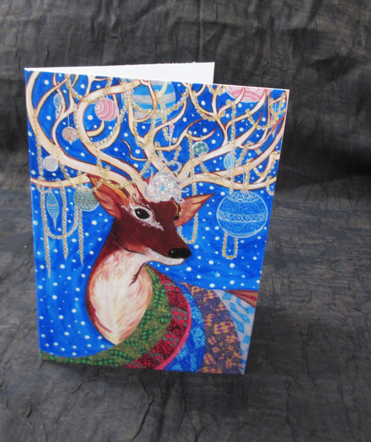 2023 Package of six Christmas Reindeer Christmas Cards