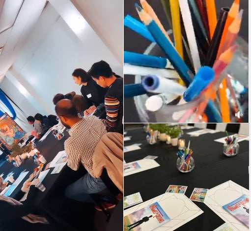 event donations/ tips Interactive Art Exercise