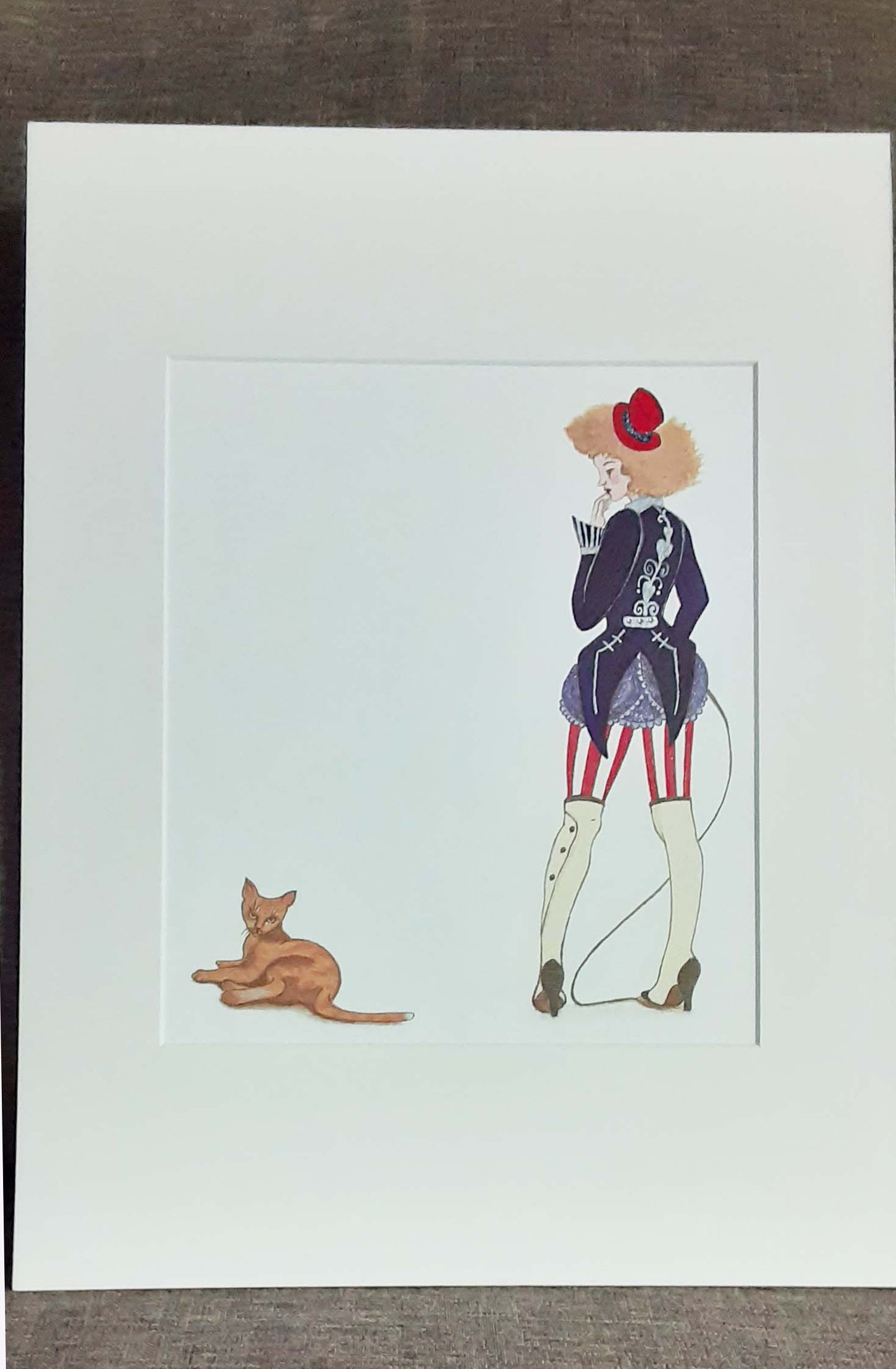 Tame Lion Hand detailed Print by Priscilla Ilasi