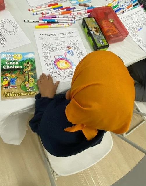 175 Little Artists Explore Big Values. Our first big art workshop at a school!