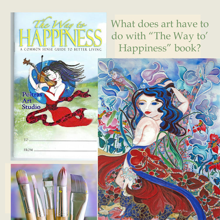What does "The Way to Happiness" book have to do with art?