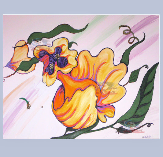 art card or signed print of the painting THE DEFIANT ONE