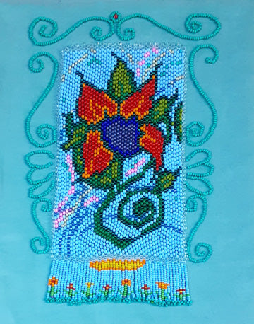 ESCAPE FROM THE GARDEN   beads and thread