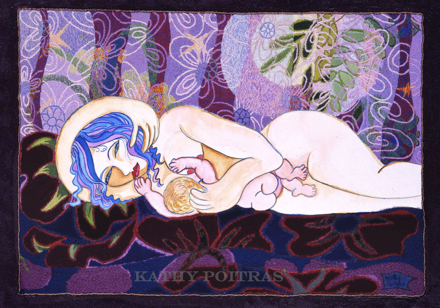 Hand Made photographic Mother's Day Card of "Mommy and baby"