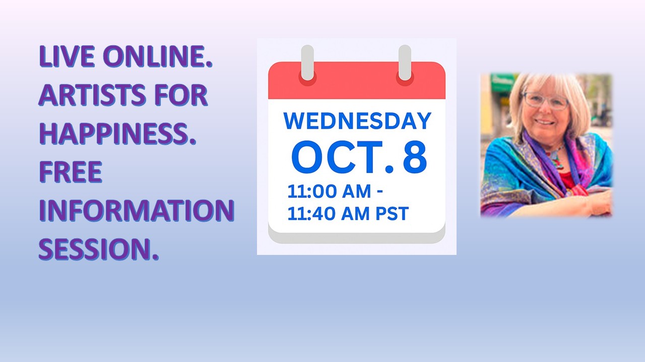 🎨 Free Live Online Information Session. Artists for Happiness Overview