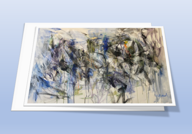 Untitled Abstract painting by Pamela Holl Hunt