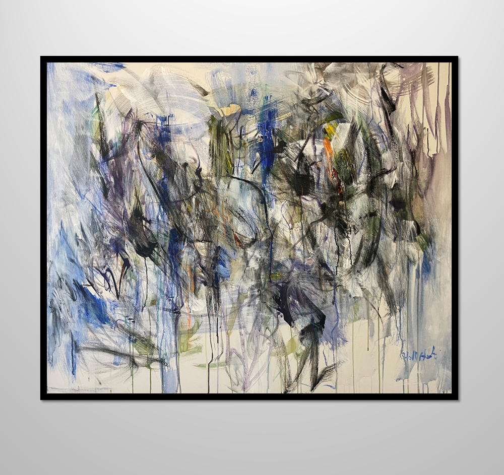 Untitled Abstract painting by Pamela Holl Hunt