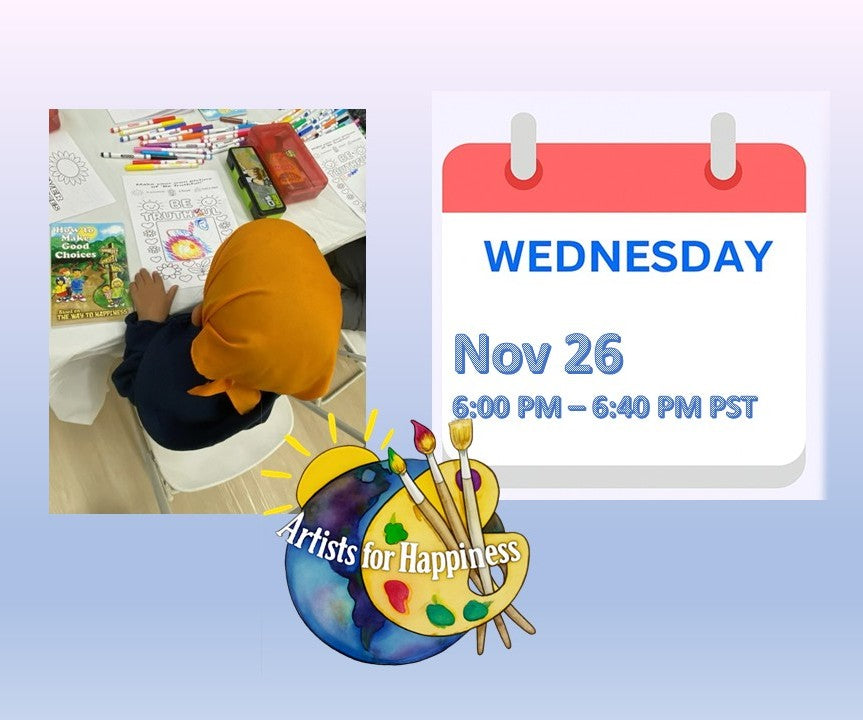 🎨 Free Live Online Information Session. Artists for Happiness Overview