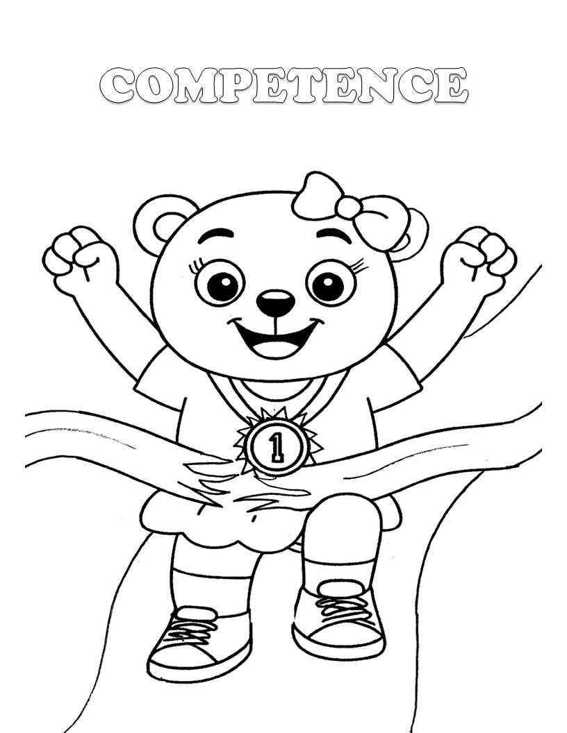 🐻🎨 Celebrating Competence Coloring Pages for Kids! In celebration of the Olympics