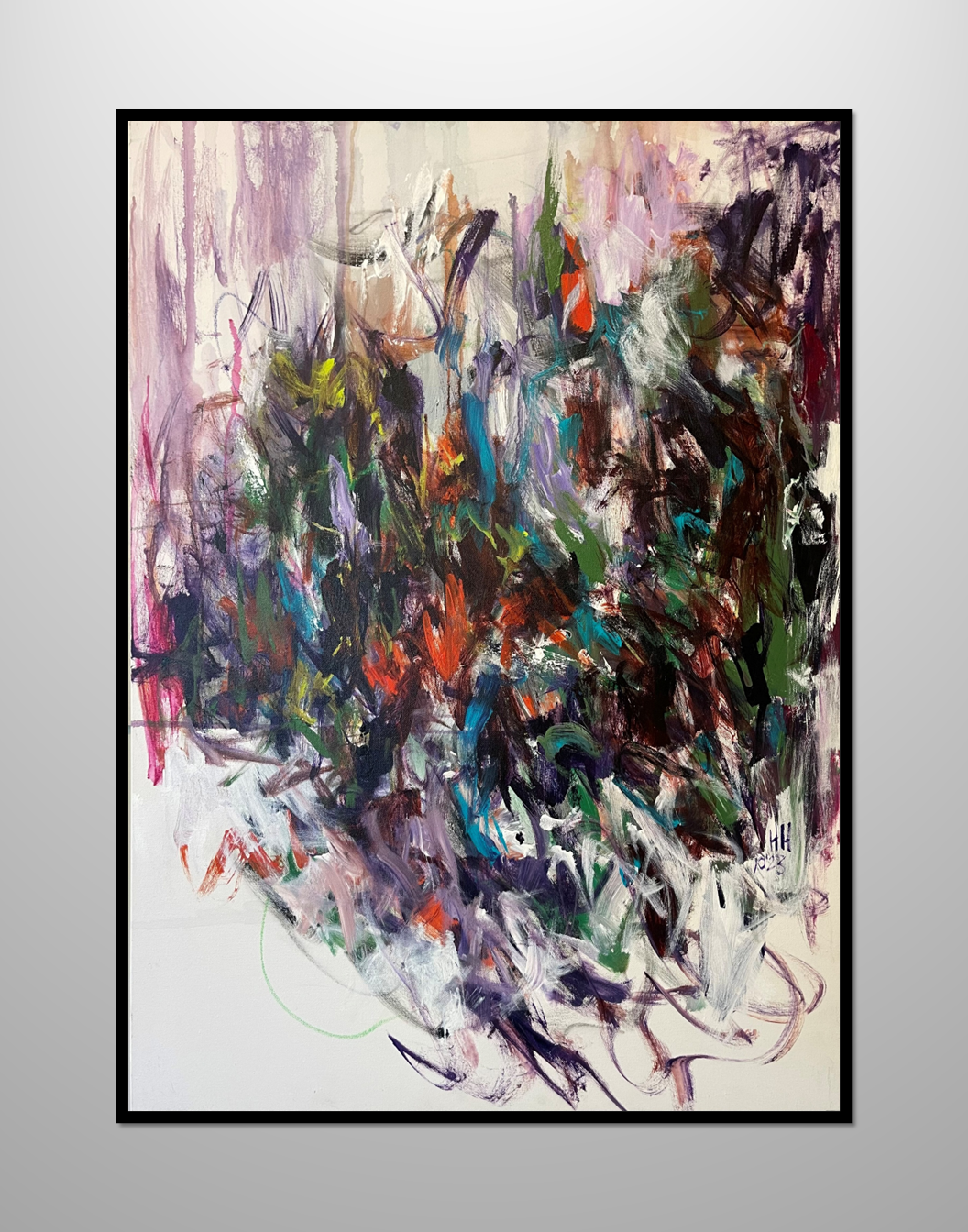 "Autumn" Abstract painting by Pamela Holl Hunt