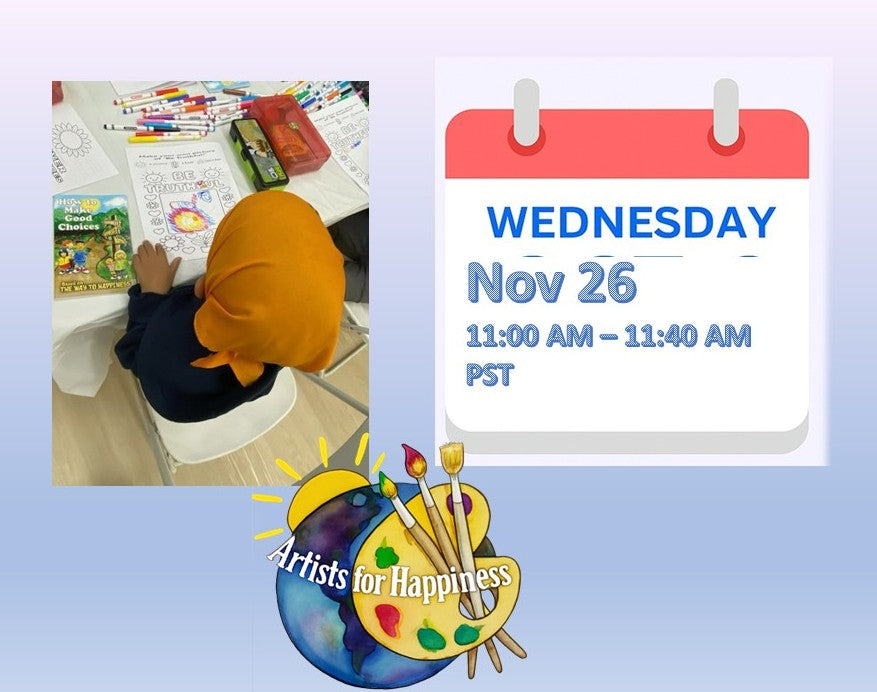 🎨 Free Live Online Information Session. Artists for Happiness Overview