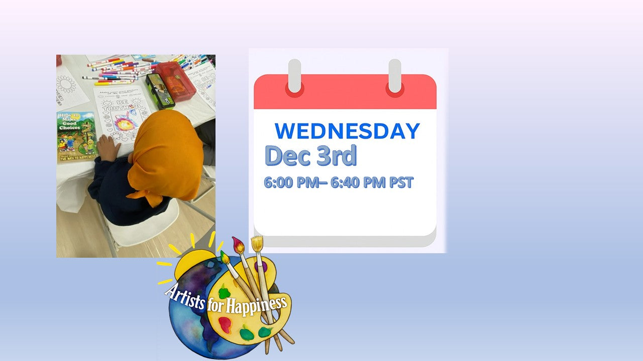 🎨 Free Live Online Information Session. Artists for Happiness Overview