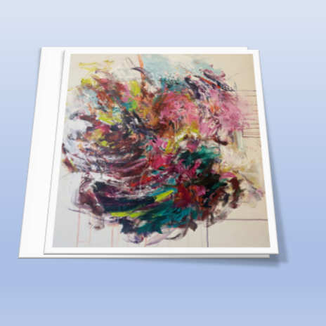 "Fandango" Abstract painting by Pamela Holl Hunt