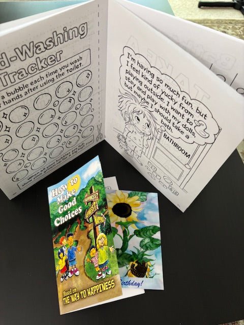 Discover a Strong and Happy You Through Art.  Children's coloring book and activity book
