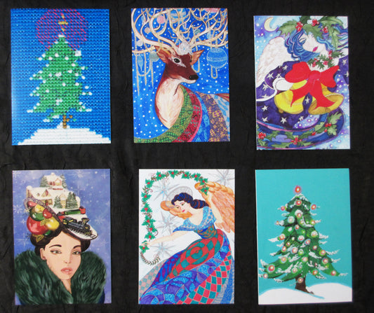 Christmas Variety Package. 6 cards in all
