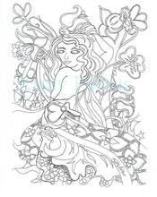 color your own flamenco dancer greeting card. Birthday card