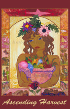 Printable formatted digital art card  of the painting "Ascending Harvest"