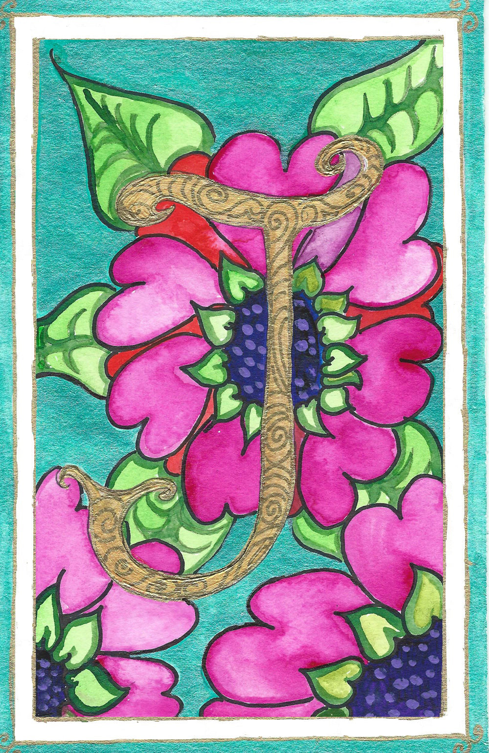 Friendship card for Justina