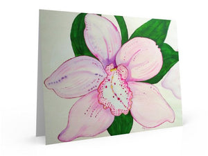 photographic art card, greeting card  of "Orchid Blossom"