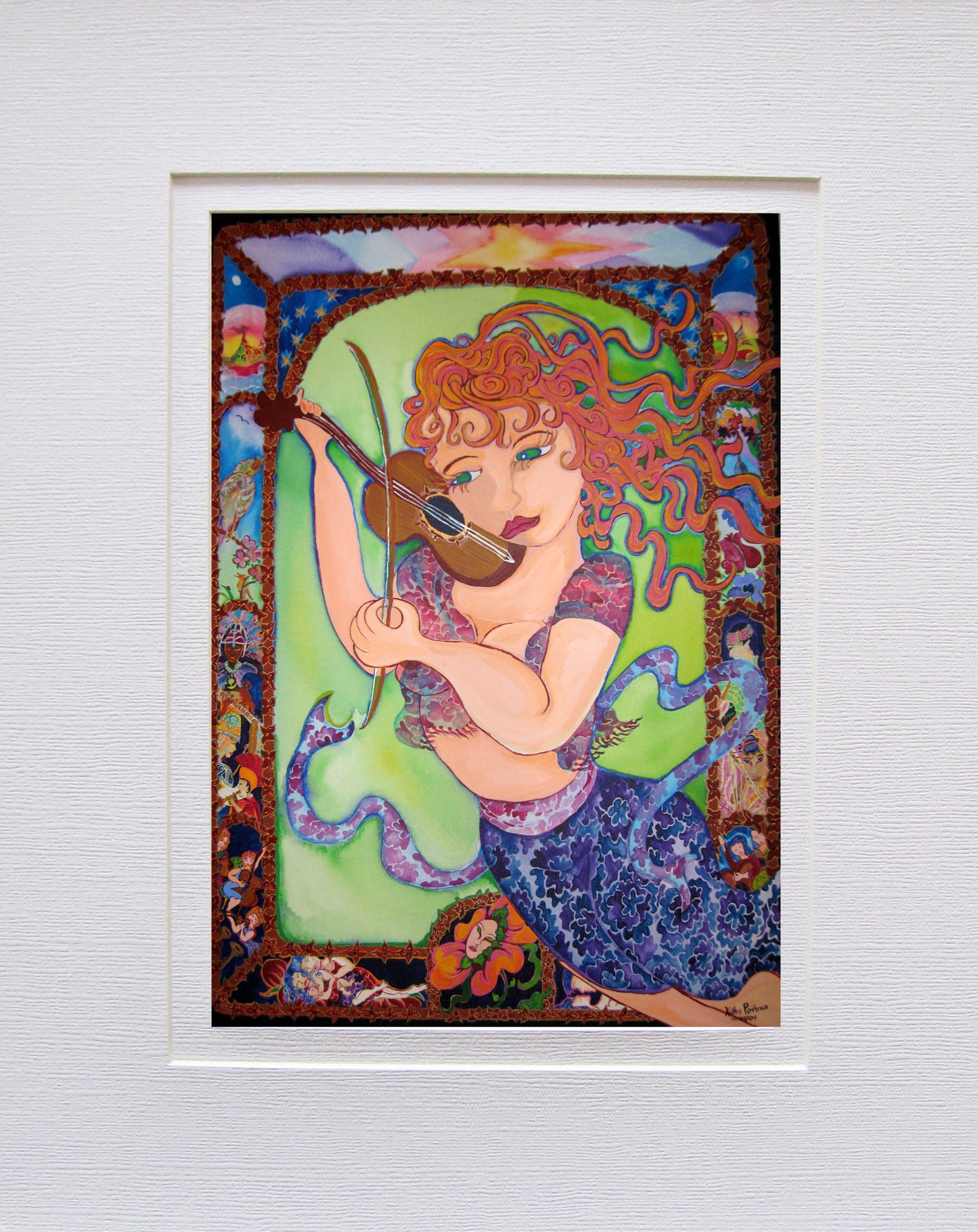 Musical Goddess Ascending . photographic print