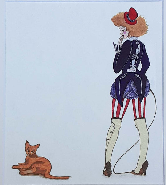 Tame Lion Hand detailed Print by Priscilla Ilasi